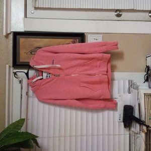 Pink Supwr dry zip up sweater